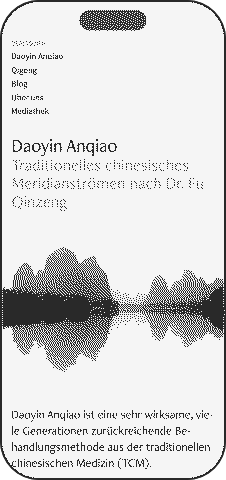 Daoyin Anqiao Seminarwebsite – Screenshot eines Smartphones
