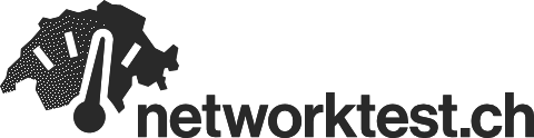 networktest.ch – Logo/Logotype des Schweizer Vereins Qualitätsmessung Internetzugänge
